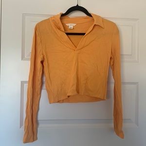 H&M orange long sleeve medium